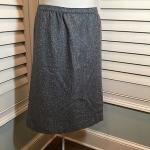 Pendleton Heather Wool Lined Skirt Size 16.